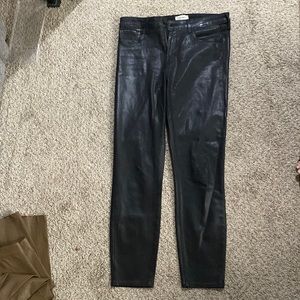 Brand new size 30 L’agence black coated jeans.